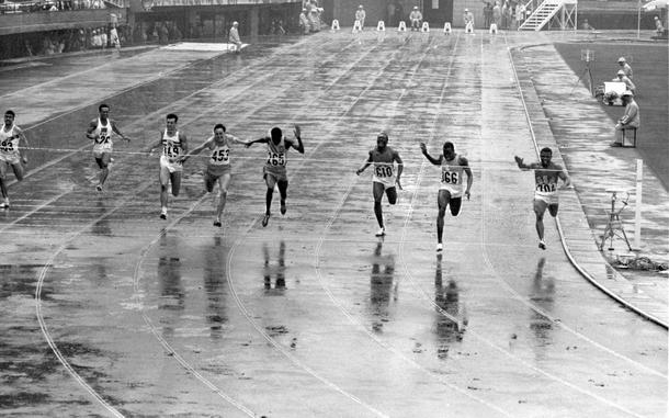 Tokyo, Japan, Oct. 14, 1964:  U.S. team member and Army Sgt. Mel Pender (right) wins his qualifying heat in the men’s 100-meter sprint. Due to an injury sustained off-track, Pender would finish sixth in the final, collapsing from pain from the torn muscle in his side after crossing the finish line. 

Pender would go on to win Olympic gold at the 1968 Olympics in Mexico City. Although he again finished sixth in the 100m, he won gold in 4×100m relay with Charlie Greene, Ronnie Ray and Jim Hines. Together they set a new world record of 38.24 seconds. 

He would go on to serve with distinction in the Army. Having enlisted in 1954 at age 17 he served the first 11 years with the 82nd Airborne Division, before graduating from Officer Candidate School in 1965. Sent to Vietnam for several tours, was awarded a Bronze Star and eventually became the head track coach at the U.S. Military Academy at West Point, before retiring from service in 1976 at the rank of Captain.

Looking for more of Stars and Stripes' historic Olympic coverage as you hype yourself up for this year's Paris Games? Subscribe to Stars and Stripes’ historic newspaper archive! We have digitized our 1948-1999 European and Pacific editions, as well as several of our WWII editions and made them available online through https://starsandstripes.newspaperarchive.com/

Tokyo Olympics; 1964 Summer Olympics; Games of the XVIII Olympiad; athletics; track and field; Team USA; athlete; sports; African American